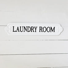 Load image into Gallery viewer, Tin Laundry Sign
