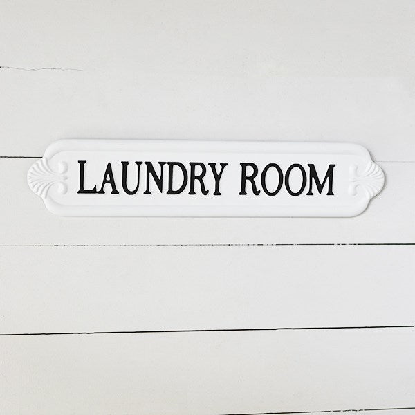 Tin Laundry Sign