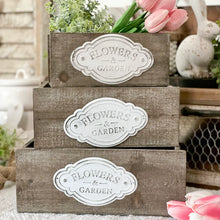 Load image into Gallery viewer, Flowers &amp; Garden Wooden Boxes
