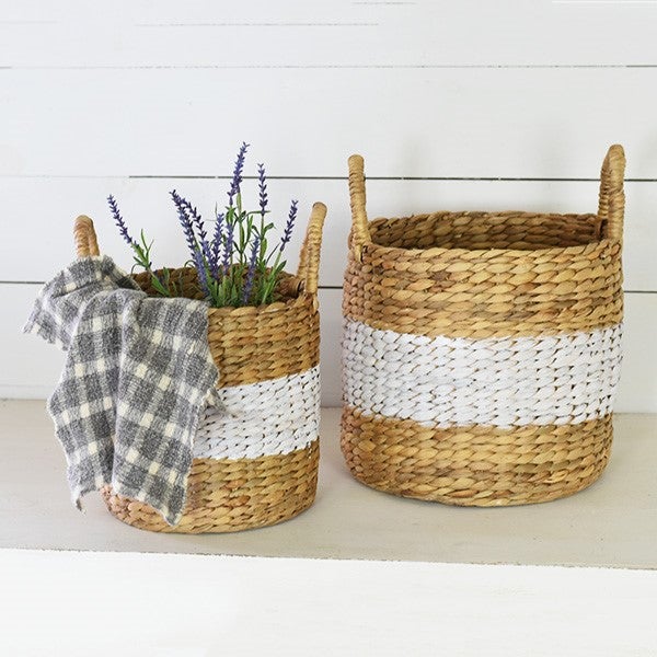 Hyacinth Handled Baskets
