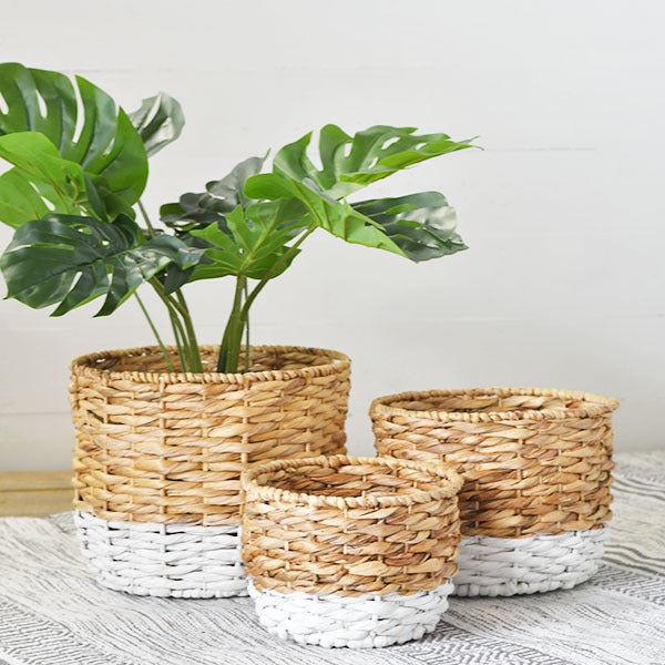 Hyacinth Woven Basket Set