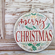 Load image into Gallery viewer, Tin Merry Christmas Sign
