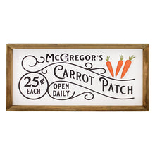 Load image into Gallery viewer, McGregor&#39;s Carrot Patch Sign
