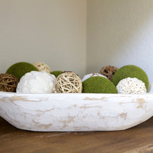 Load image into Gallery viewer, Farmhouse Style White or Gray Dough Bowl
