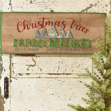 Load image into Gallery viewer, Wooden Christmas Tree Farm Sign
